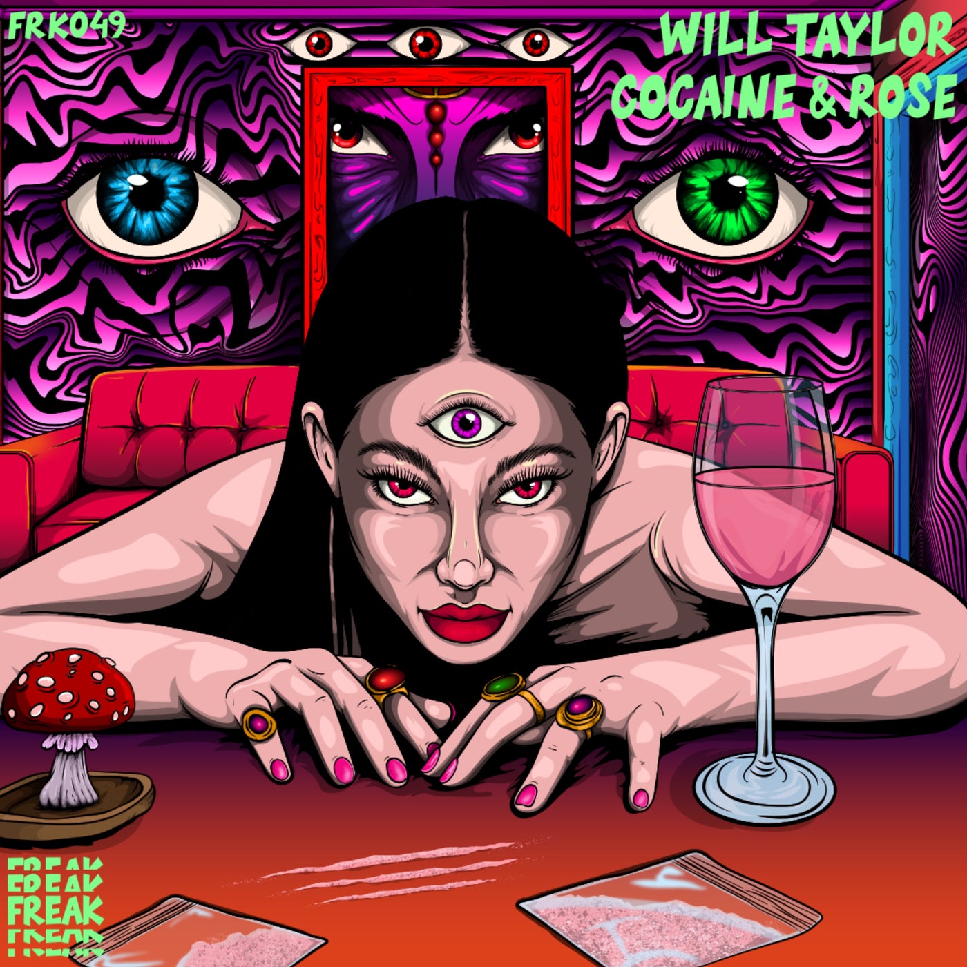 Cover - Will Taylor (UK) - COCAINE & ROSE (Original Mix)