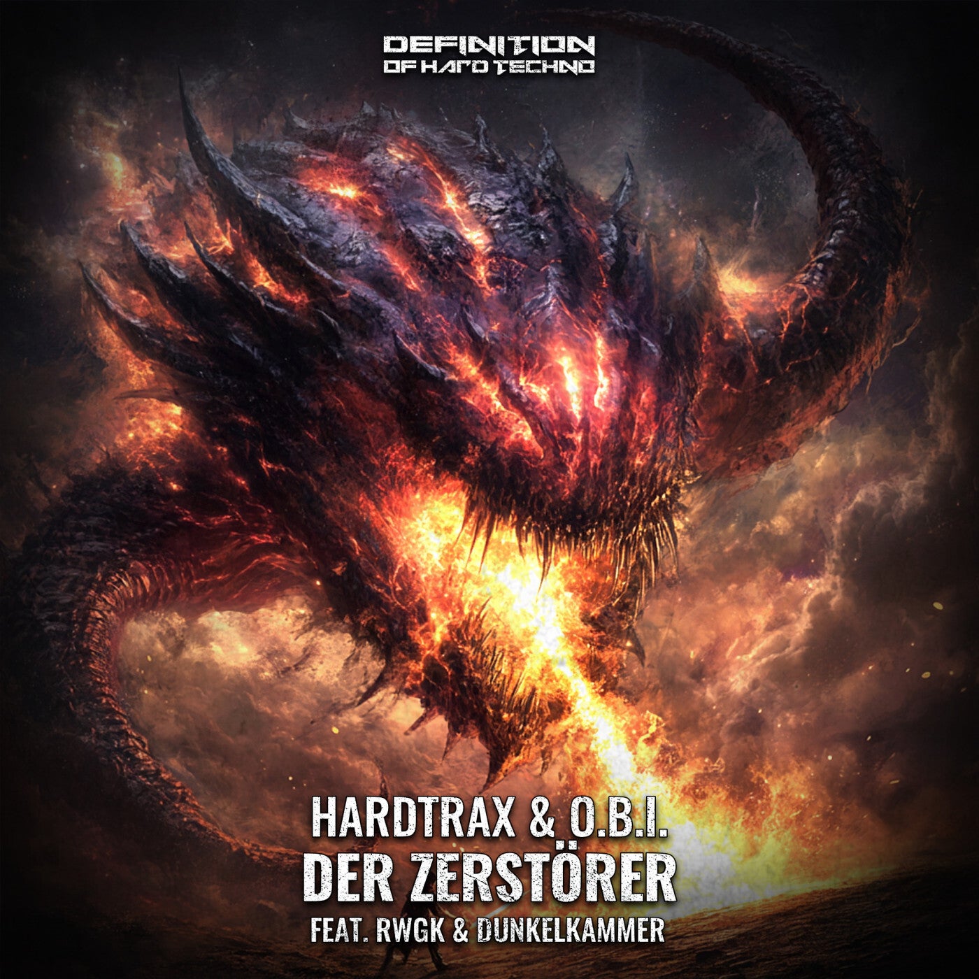 Cover - Hardtrax, O.B.I. - Der Zerstörer (feat. RWGK & Dunkelkammer) (Intro Mix)
