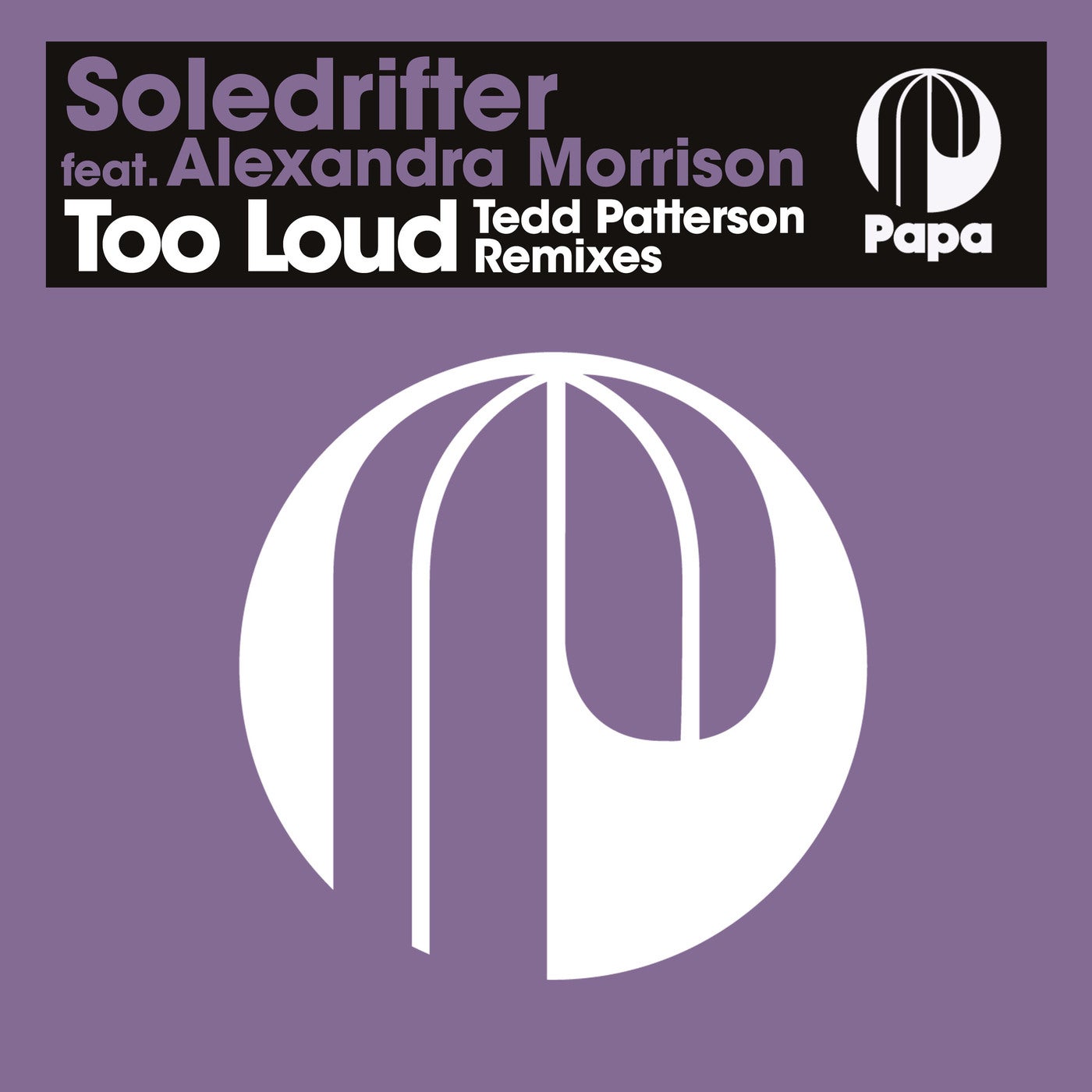 Cover - Tedd Patterson, Soledrifter, Alexandra Morrison - Too Loud feat. Alexandra Morrison (Tedd Patterson Funknasty Remix Edit)