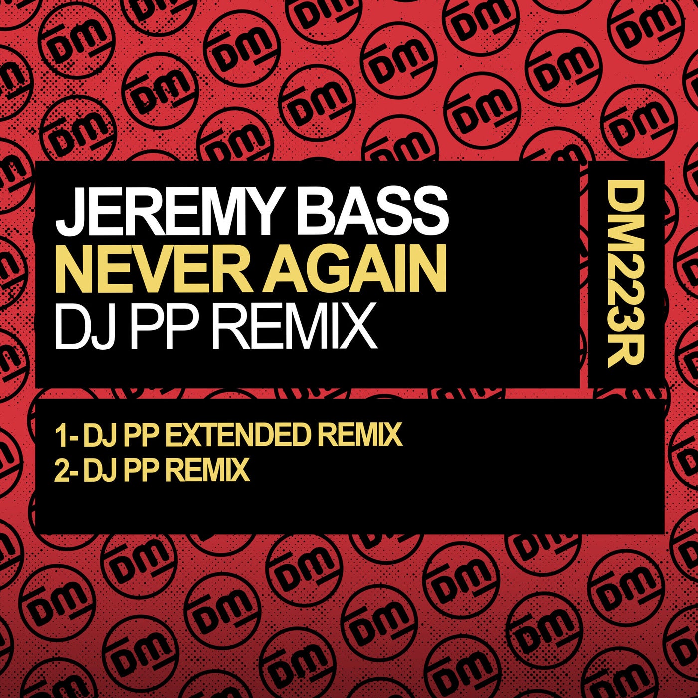 Cover - Jeremy Bass - Never Again (DJ PP Extended Remix)