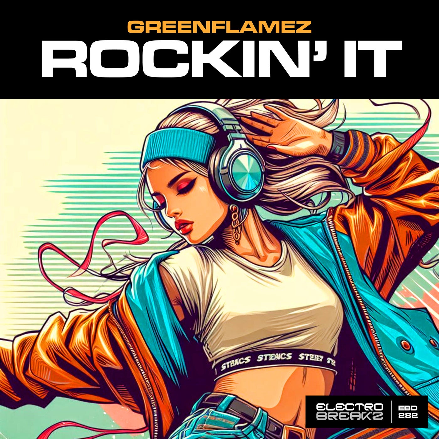 Cover - GreenFlamez - Rockin' It (Original Mix)
