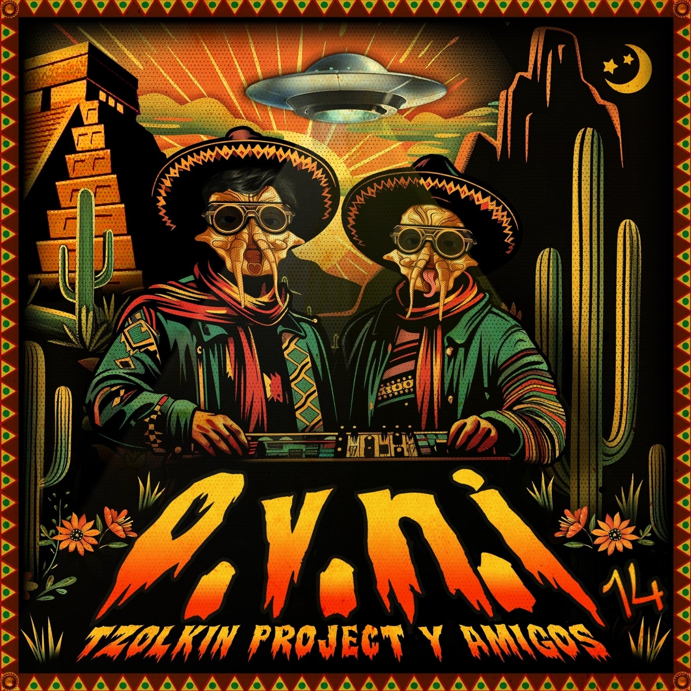Cover - Tzolkin Project, Angry Luna - Yóok'ol (Original Mix)