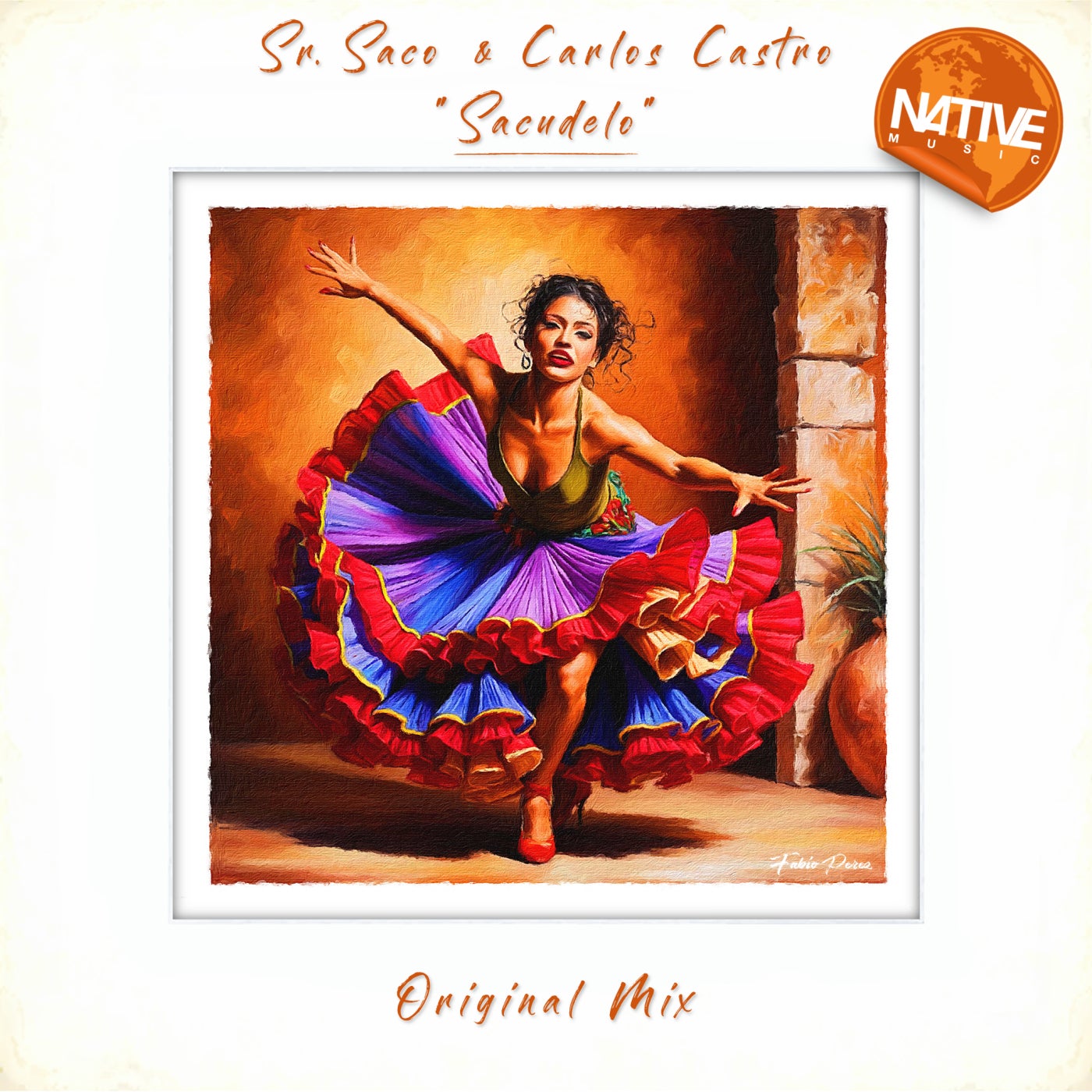 Cover - Sr. Saco, Carlos Castro - Sacudelo (Original Mix)
