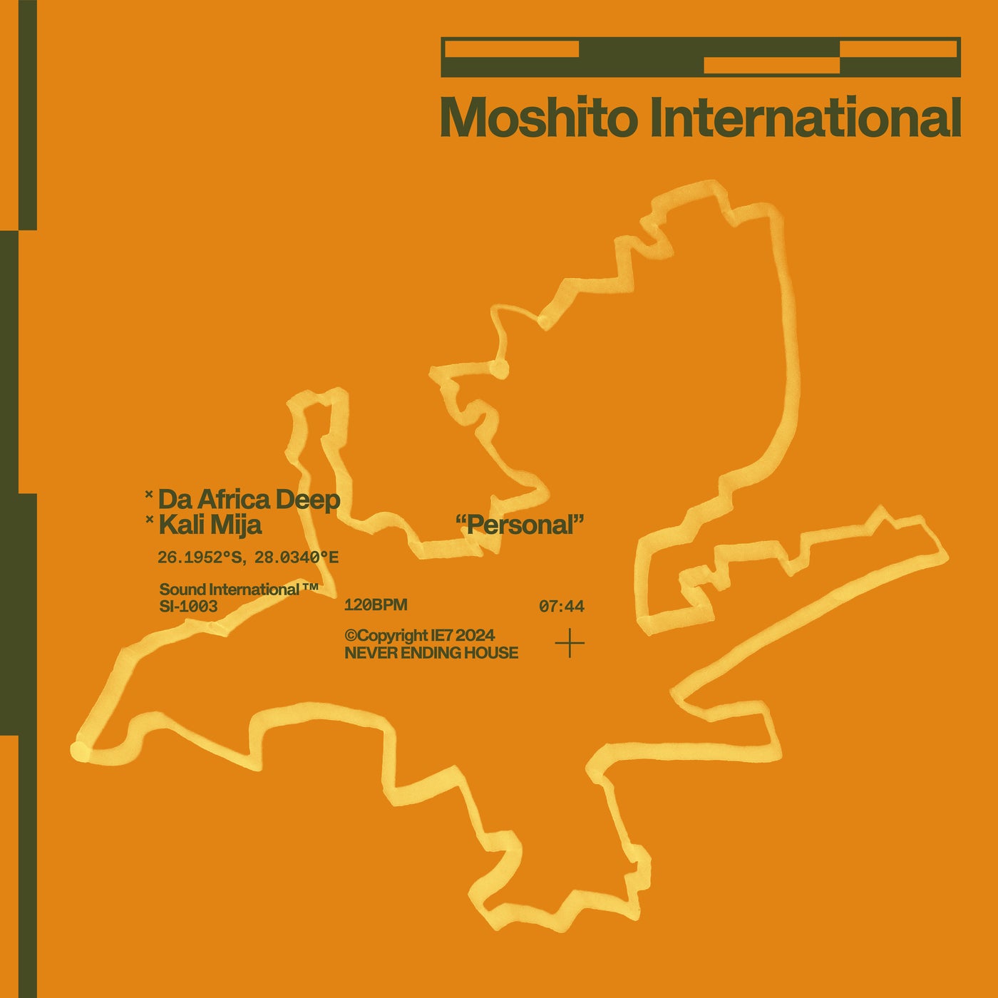 Cover - Da Africa Deep, Kali Mija - Personal (Extended)