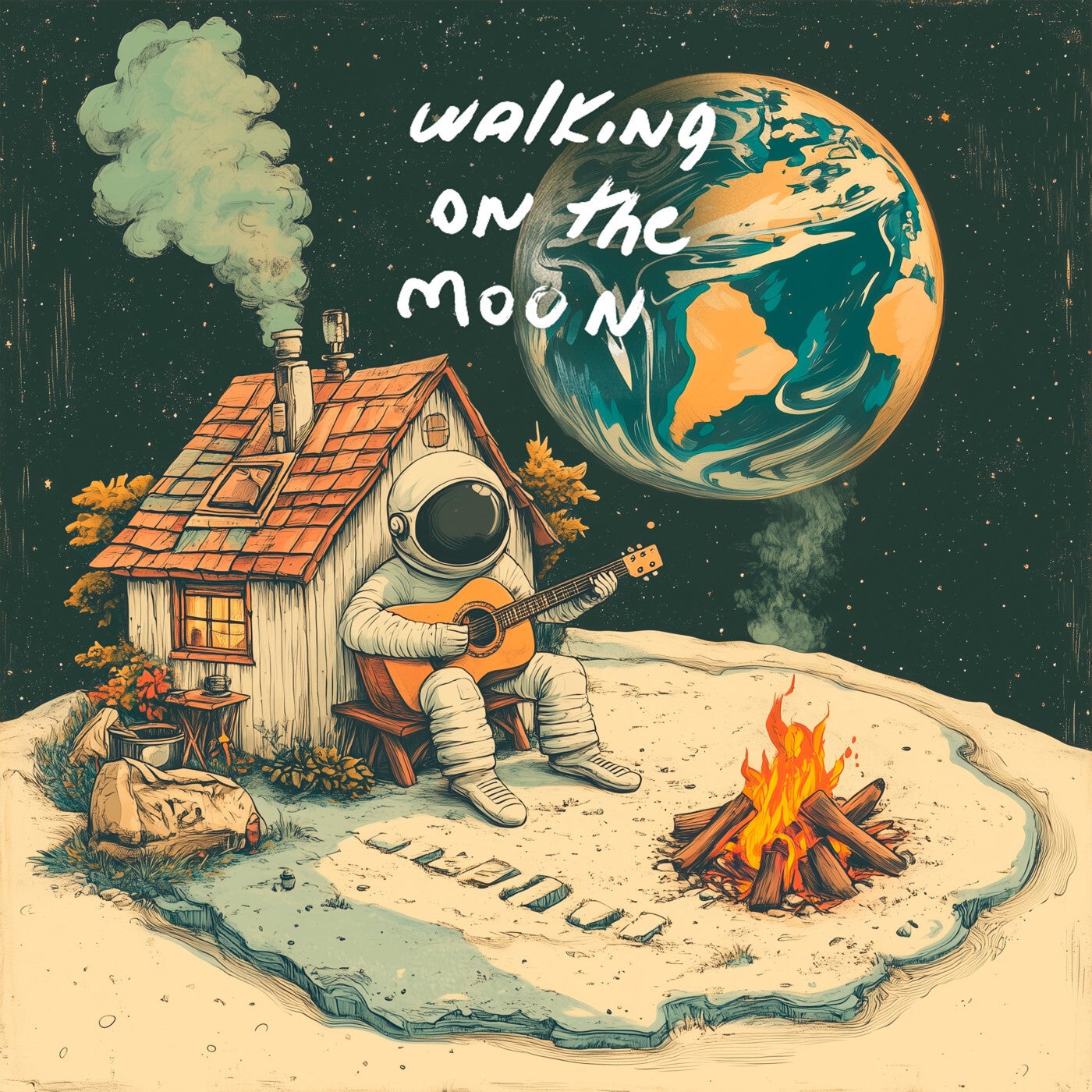 Cover - Rooftime - Walking On The Moon (Original Mix)