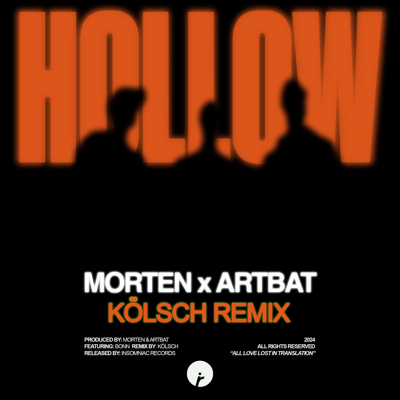 Cover - Kolsch, MORTEN, Bonn, ARTBAT - Hollow (feat Bonn) feat. Bonn (Kölsch Remix)