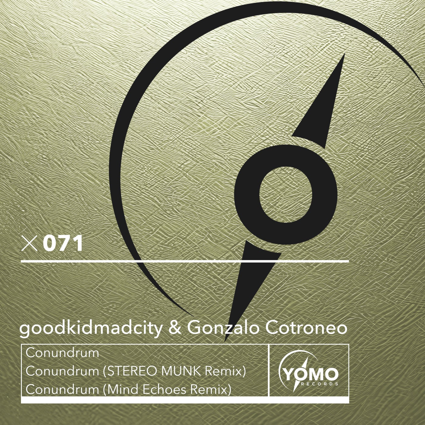 Cover - goodkidmadcity, Gonzalo Cotroneo - Conundrum (Mind Echoes Remix)