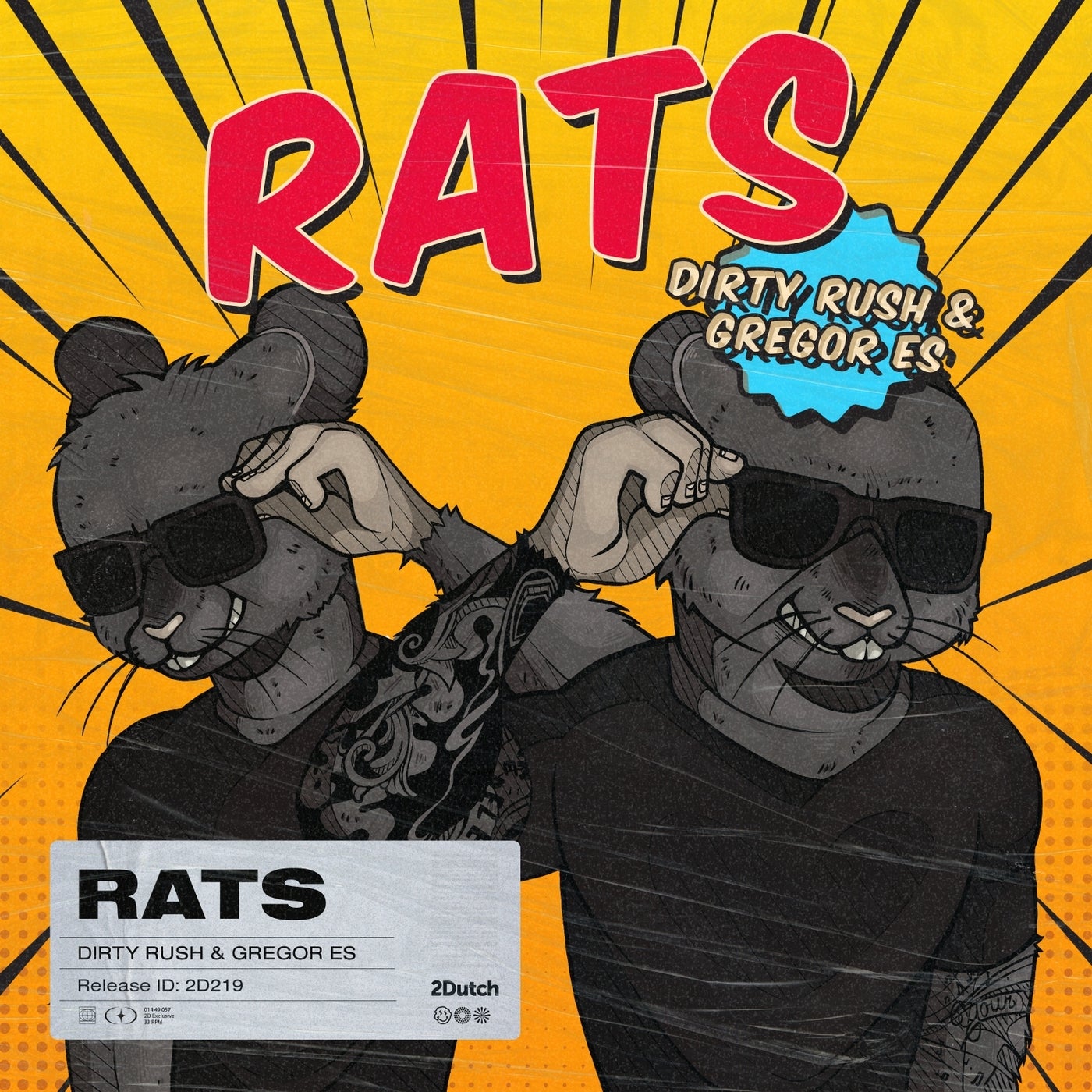Cover - Dirty Rush & Gregor Es - RATS (Extended Mix)