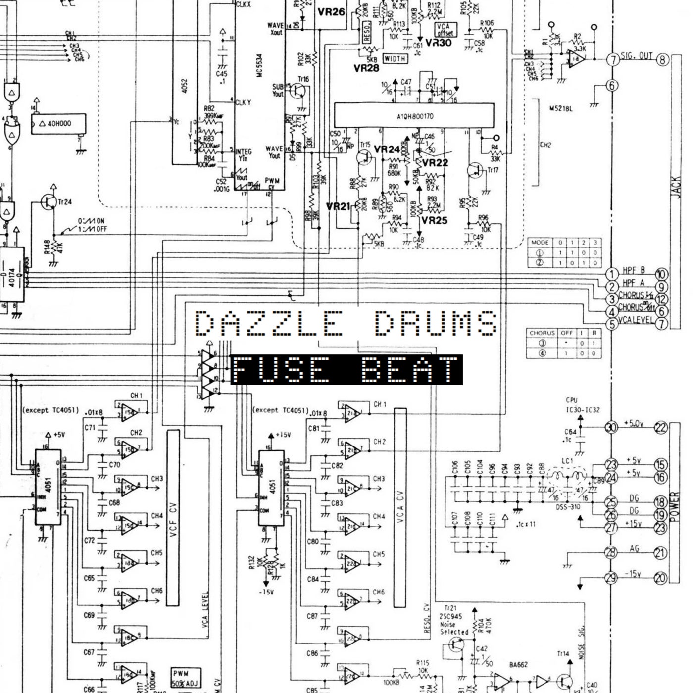 Cover - Dazzle Drums - Fuse Beat 01 (Extended Mix Remastered)
