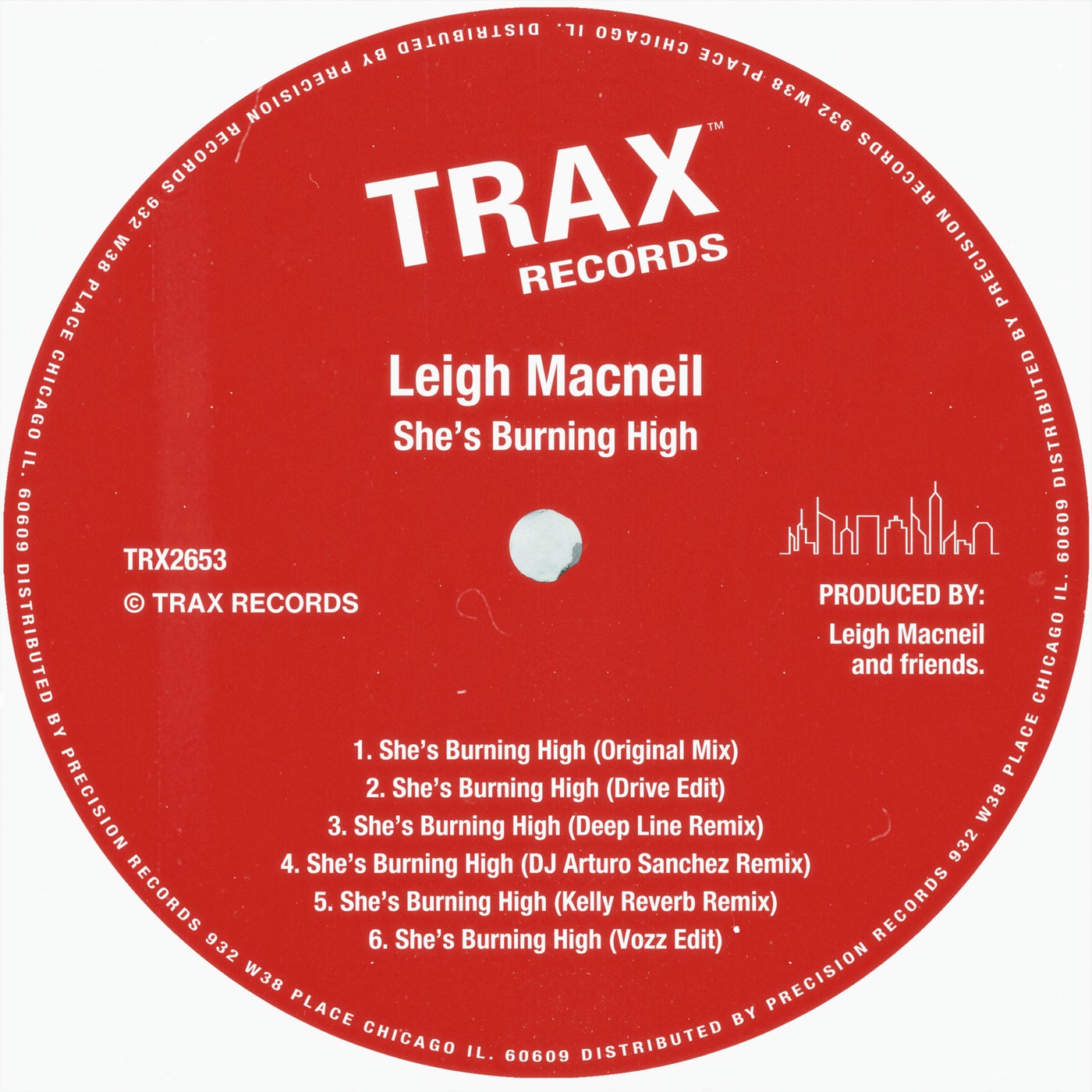 Cover - Leigh Macneil - She's Burning High (Kelly Reverb Remix)