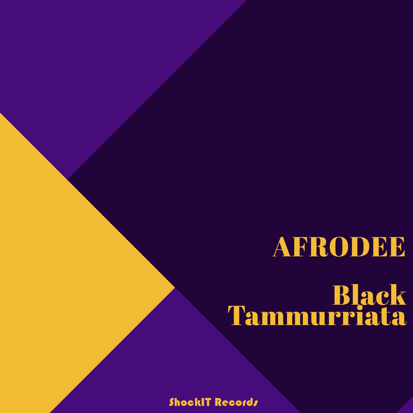 Cover - AfroDee - Black Tammurriata (Original Mix)