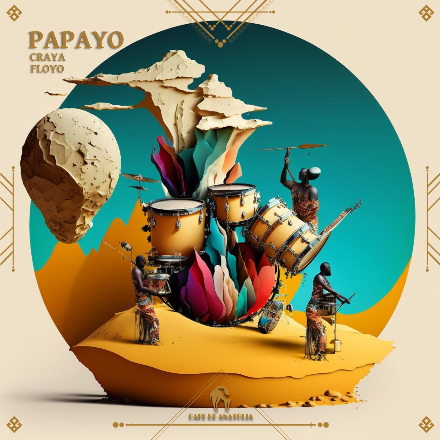Cover - Cafe De Anatolia, CRAYA, Floyo - Papayo (Original Mix)