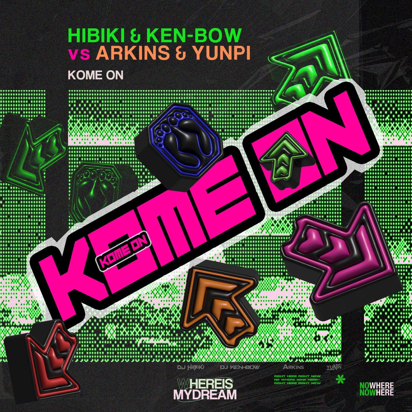 Cover - Ken-Bow, HiBiKi, Arkins, YUNPI - Kome On (Original Mix)