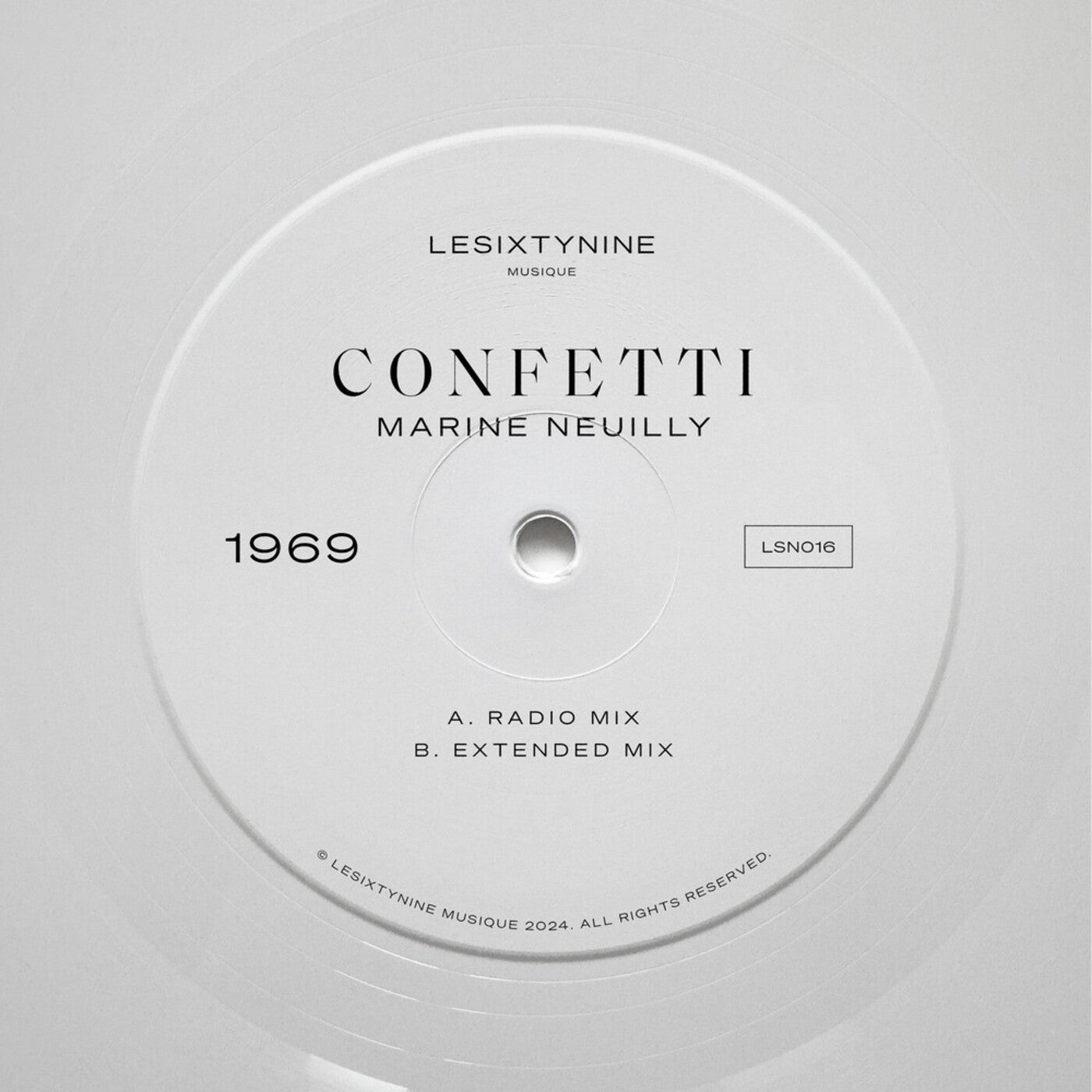 Cover - Marine Neuilly - Confetti (Extended Mix)