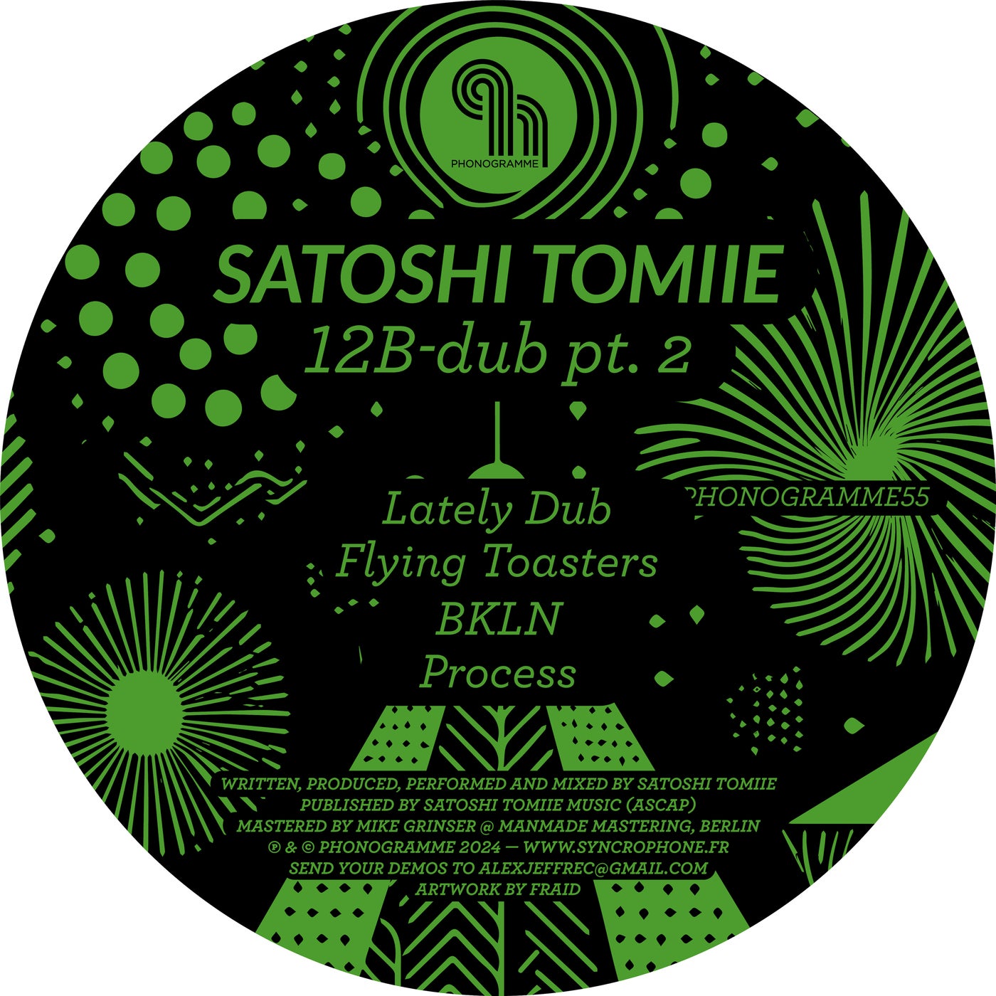 Cover - Satoshi Tomiie - Lately Dub (Original Mix)