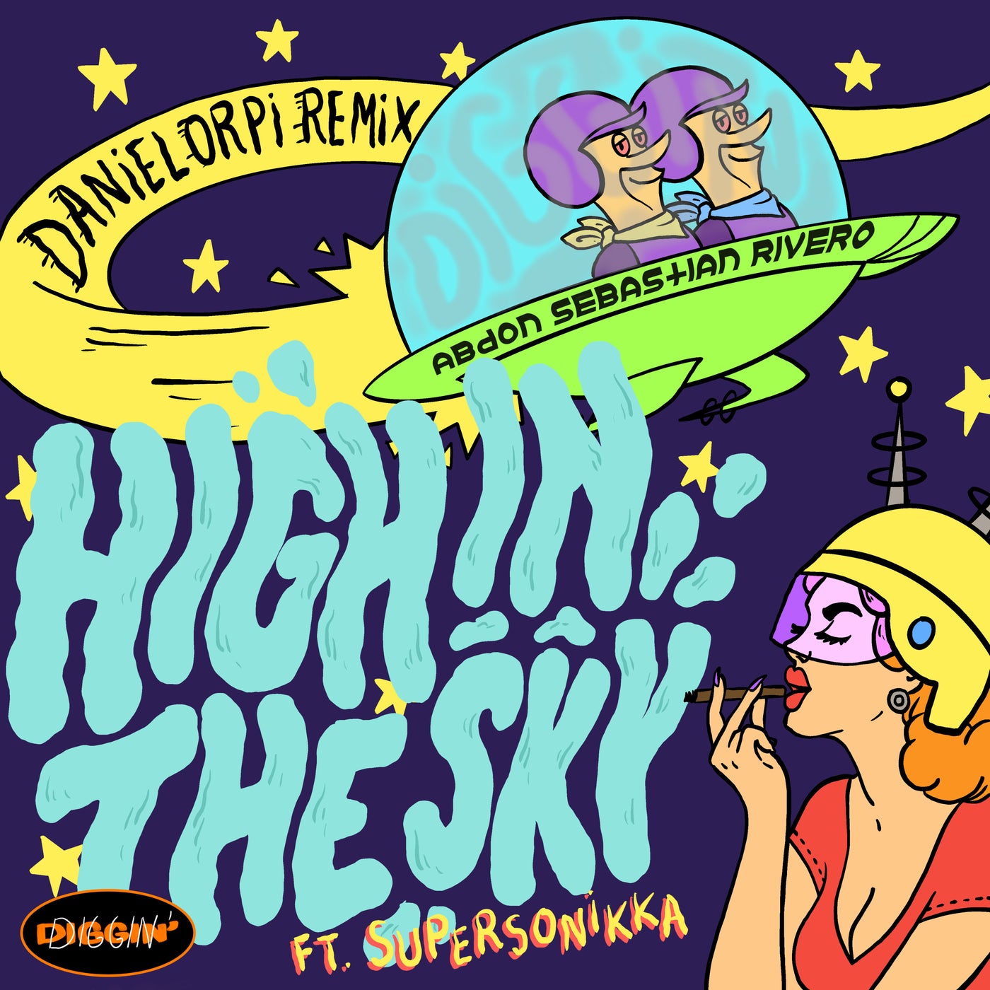 Cover - Sebastian Rivero, Abdon, SUPERSONIKKA - High In The Sky (Original Mix)