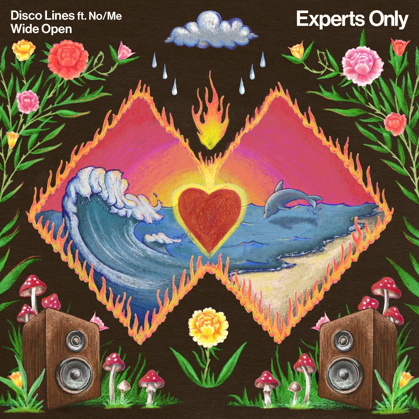Cover - Disco Lines, No/Me - Wide Open feat. No/Me (Extended Mix)