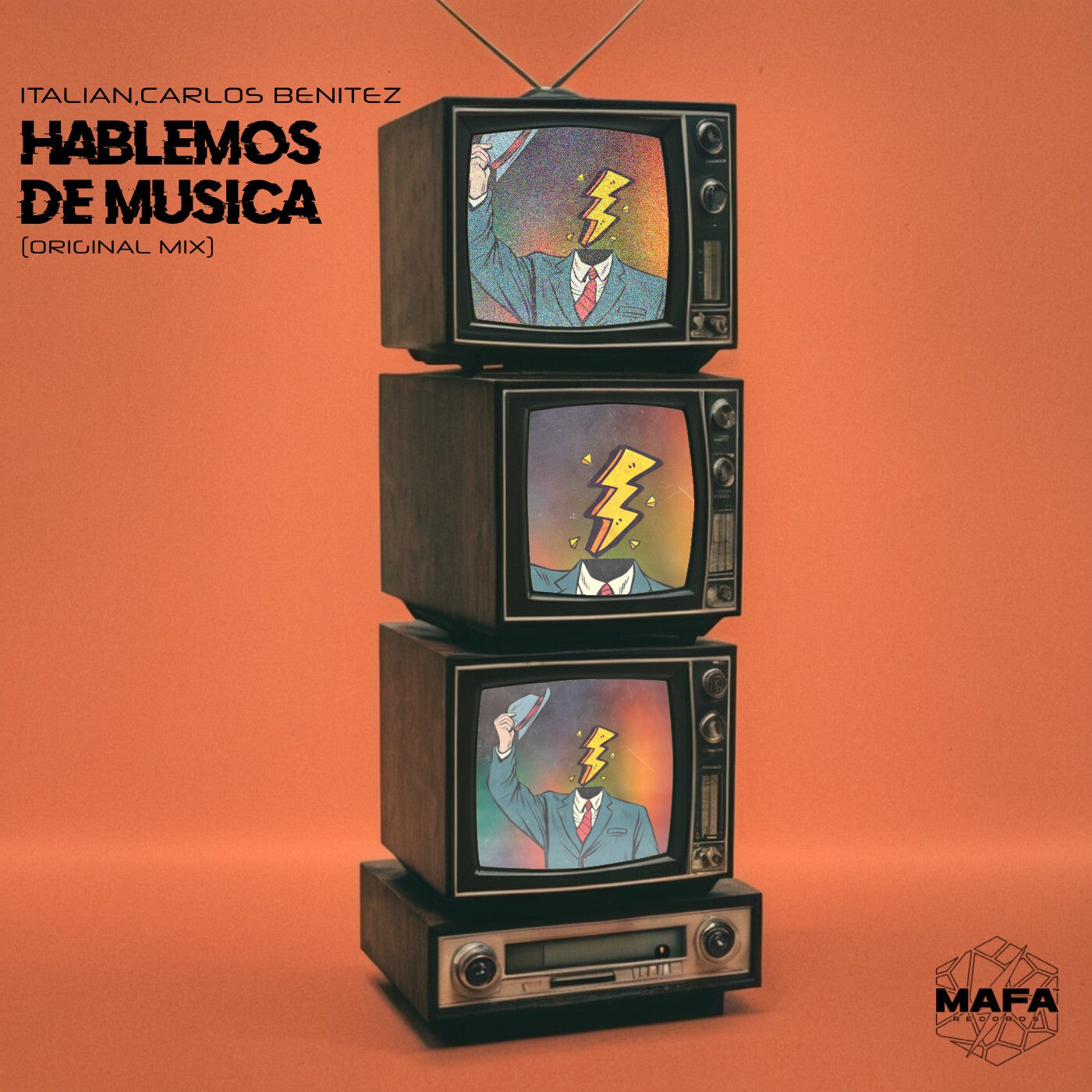 Cover - Italian, Carlos Benitez - Hablemos de Musica (Original Mix)