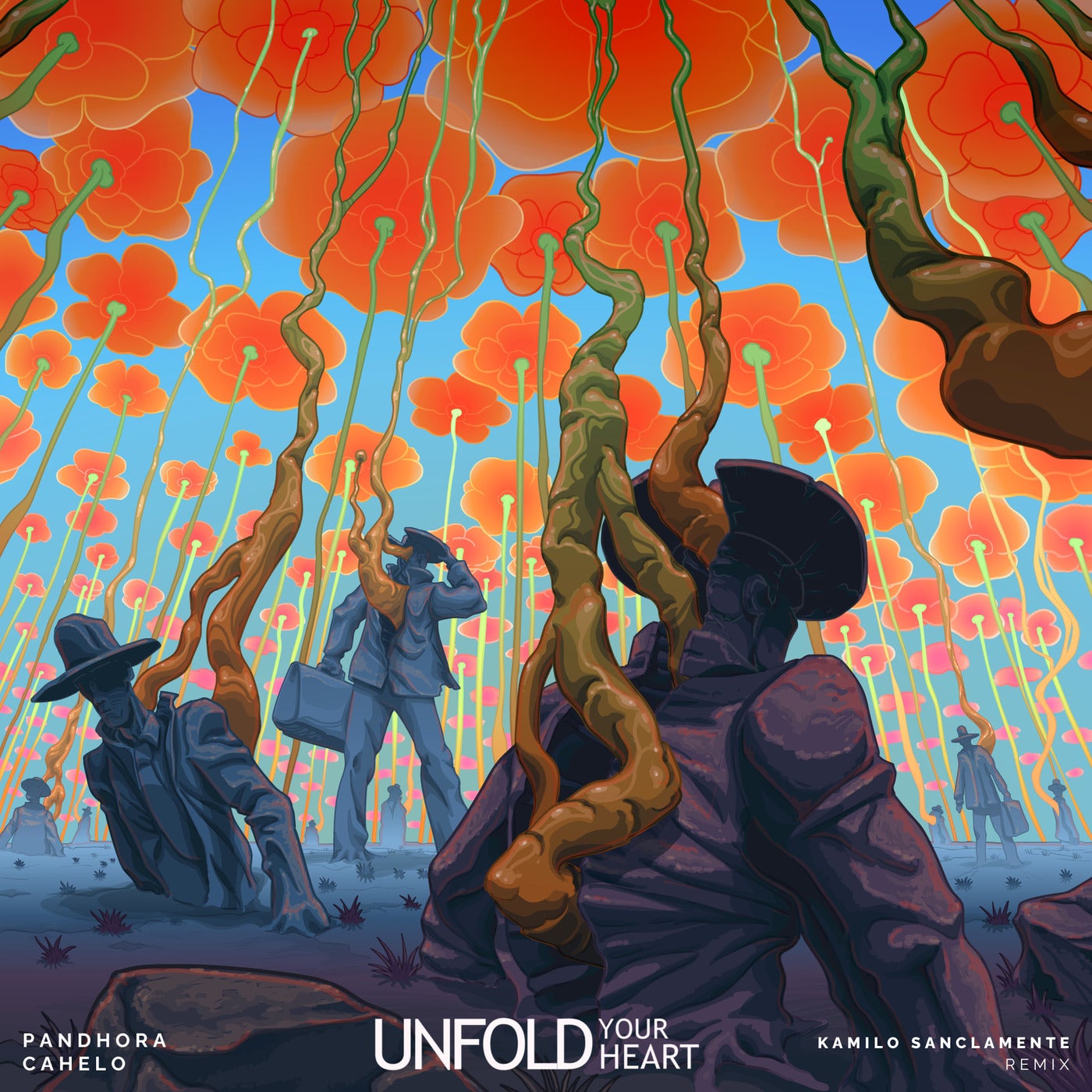 Cover - Pandhora, Cahelo - Unfold Your Heart (Kamilo Sanclemente Extended Remix)