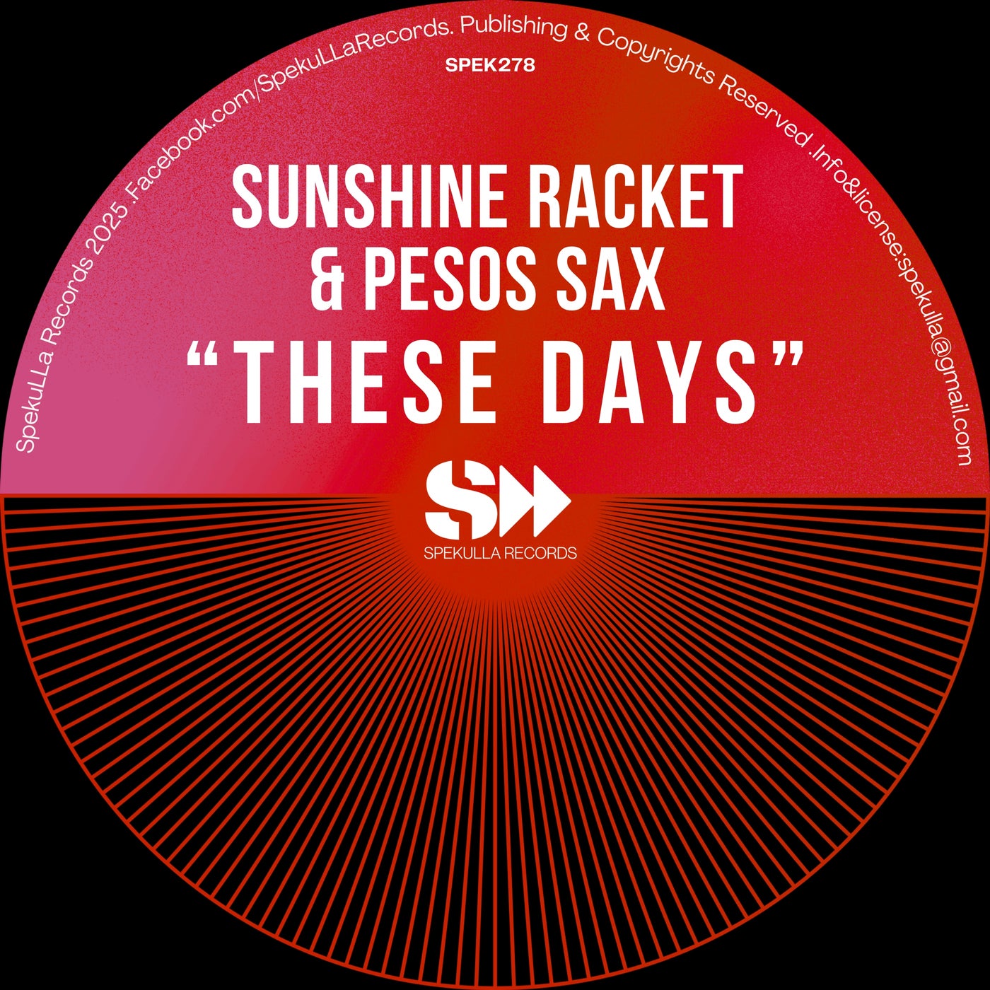 Cover - Pesos Sax, Sunshine Racket - These Days (Original Mix)