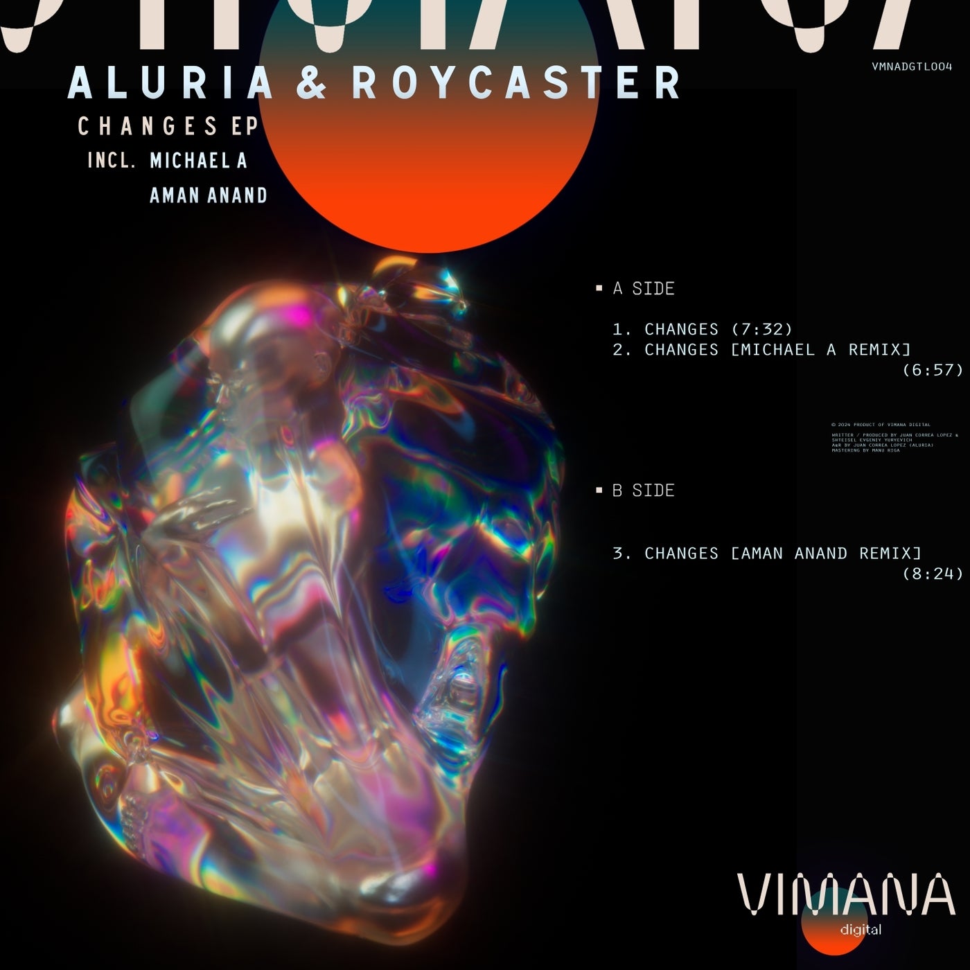 Cover - ALURIA, RoyCaster - Changes (Michael A Remix)