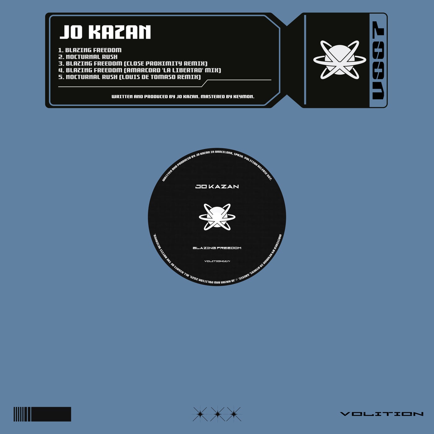 Cover - Jo Kazan - Blazing Freedom (Original Mix)