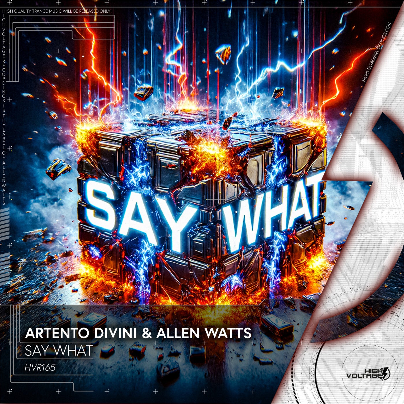 Cover - Artento Divini, Allen Watts - Say What (Extended Mix)