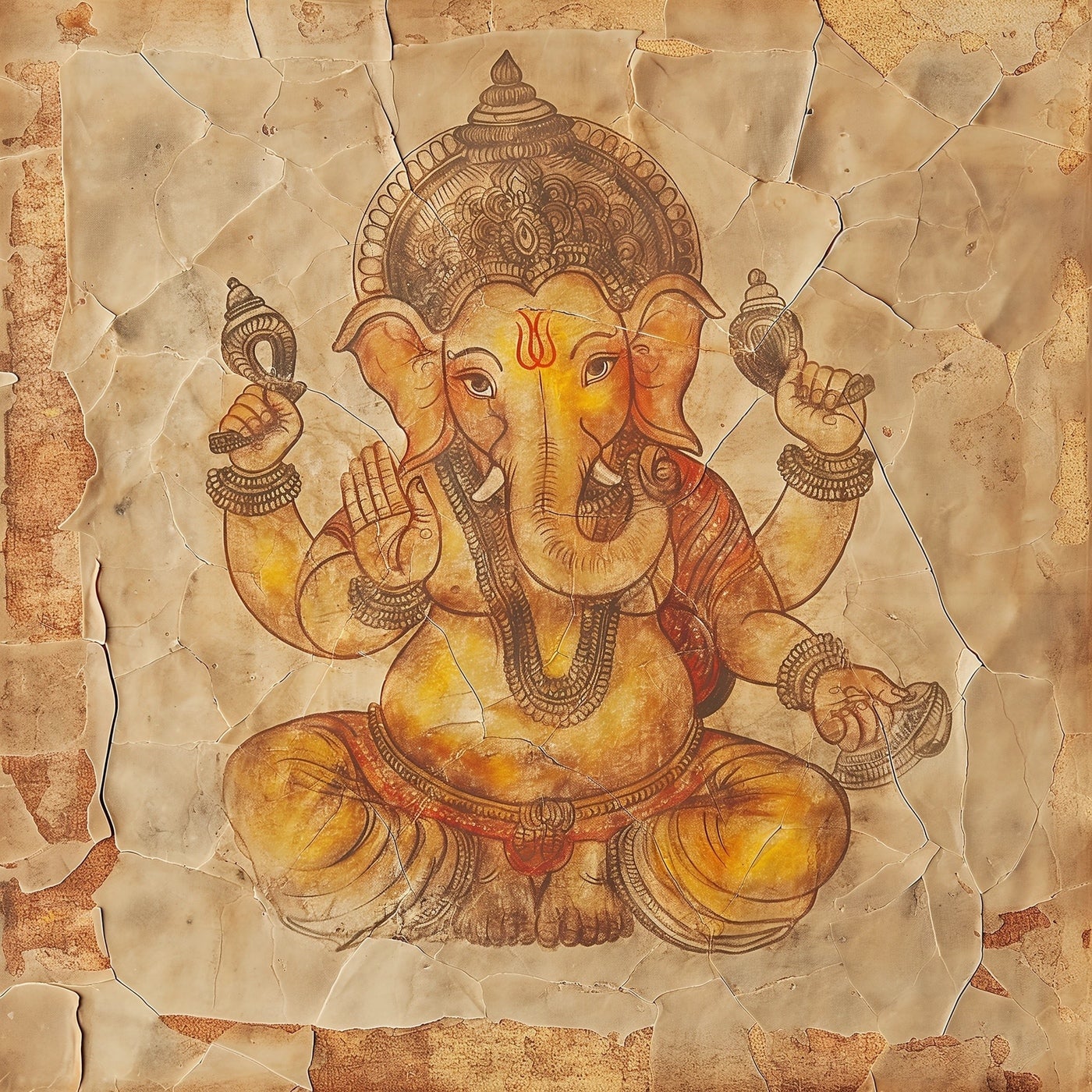 Cover - Mose, Russel Walder, Meeta Pandit, Franko Heke - Ganesha Sharanam feat. Russel Walder feat. Meeta Pandit (Extended Mix)