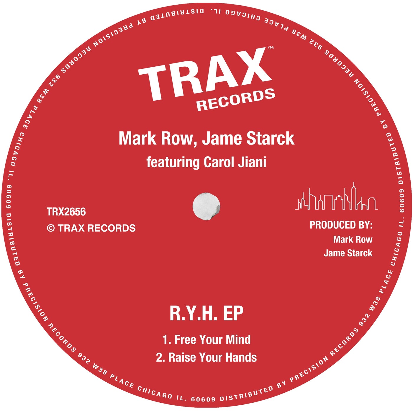 Cover - Carol Jiani, Mark Row, Jame Starck - Raise Your Hands (Original Mix)