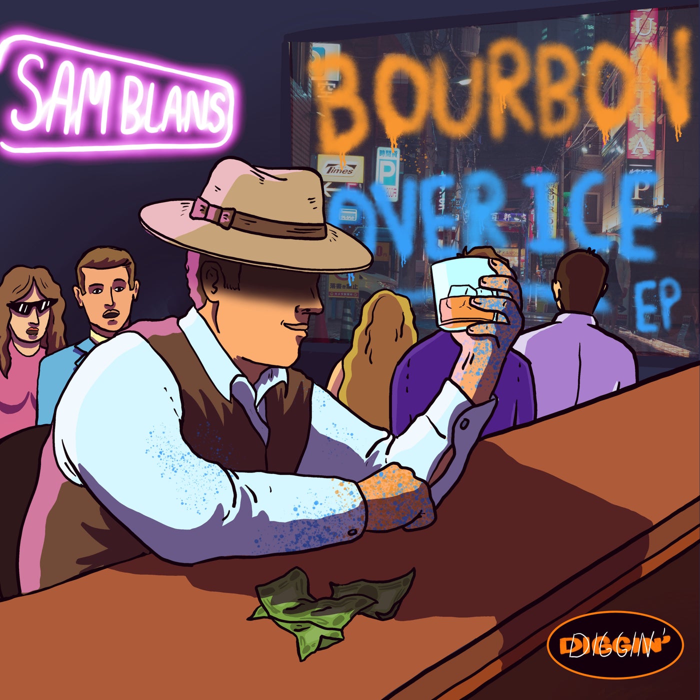 Cover - Sam Blans - Bourbon Over Ice (Original Mix)