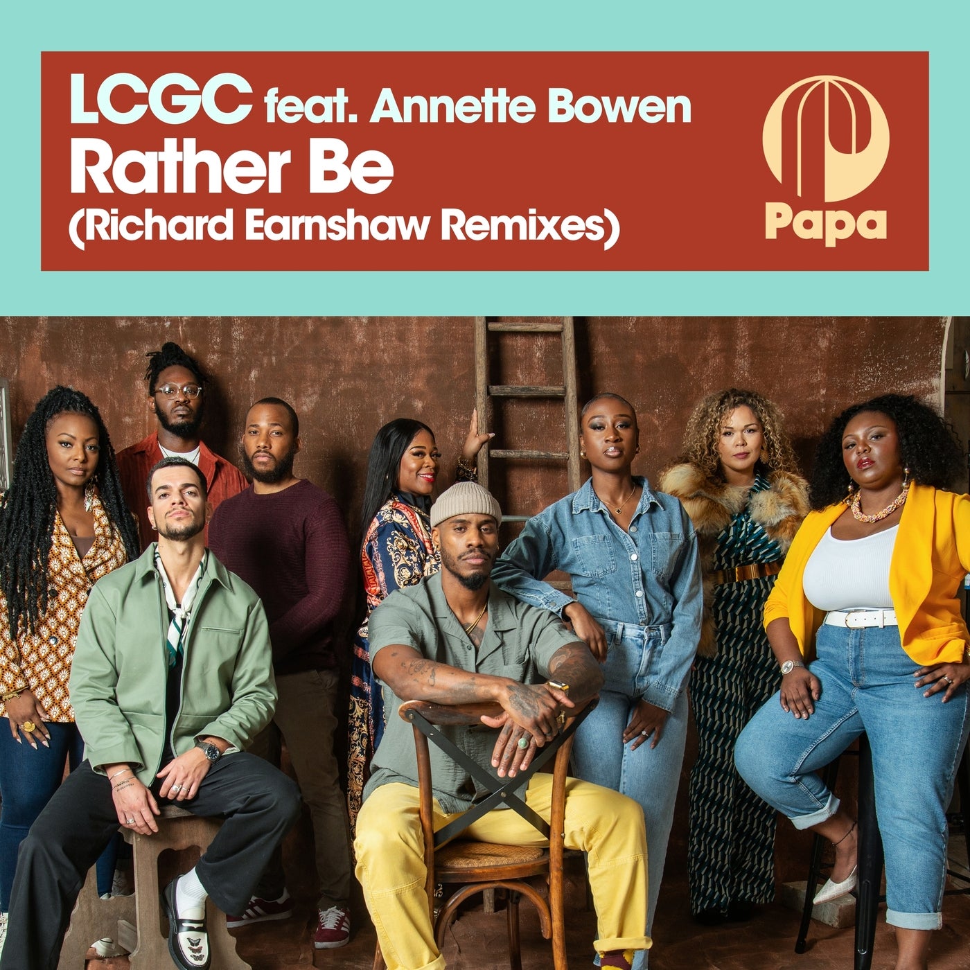 Cover - Richard Earnshaw, Annette Bowen, London Community Gospel Choir - Rather Be (Richard Earnshaw Instrumental Remix)
