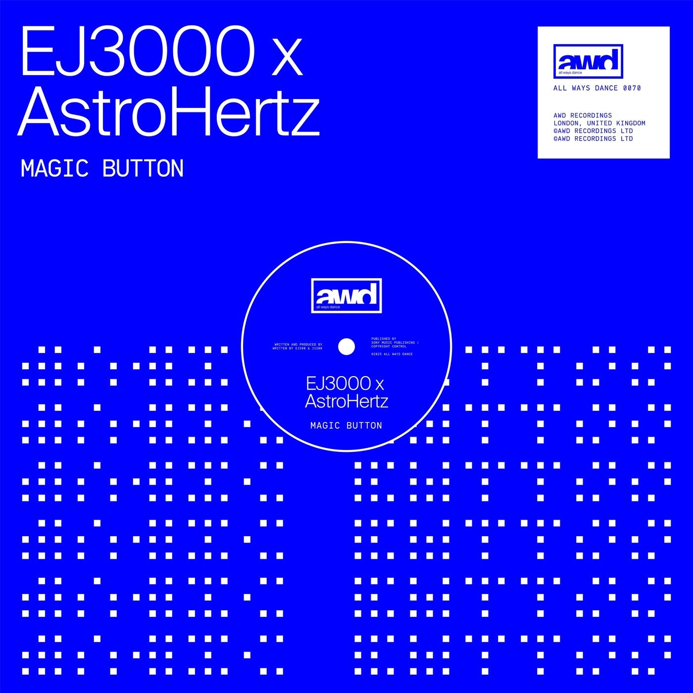 Cover - AstroHertz, EJ3000 - Magic Button (Original Mix)