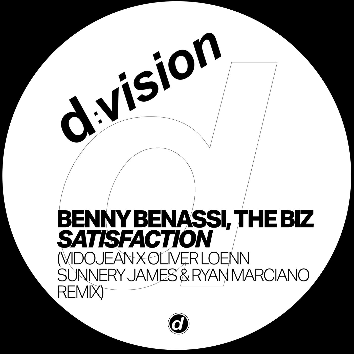 Cover - Benny Benassi, The Biz - Satisfaction (Vidojean X Oliver Loenn, Sunnery James & Ryan Marciano Extended Remix)