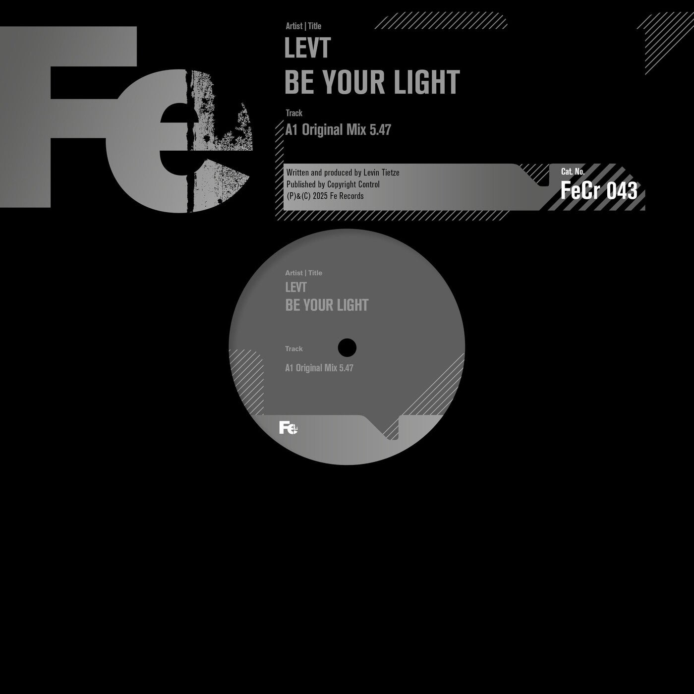 Cover - LEVT - Be Your Light (Original Mix)