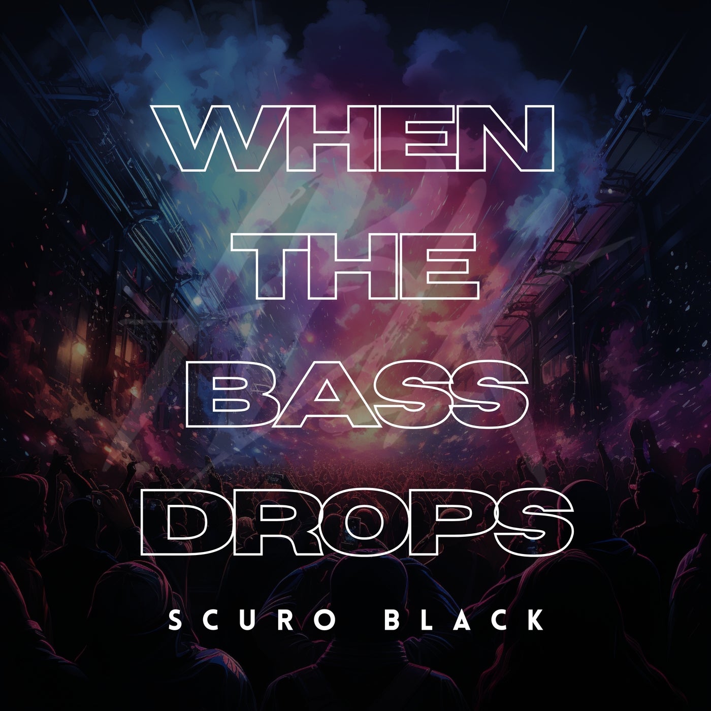 Cover - SCURO BLACK - When the Bass Drops (Extended Mix)
