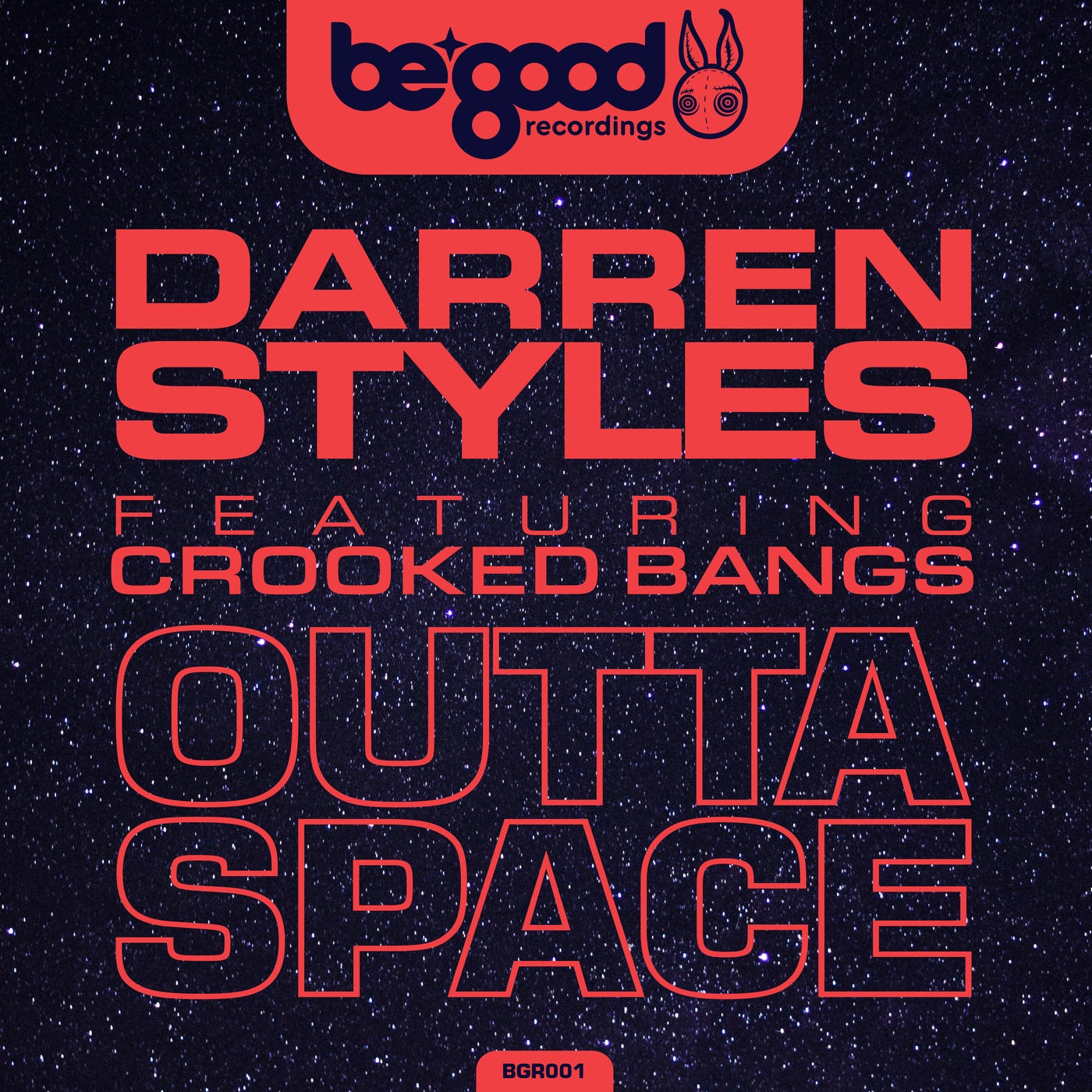 Cover - Darren Styles, Crooked Bangs - Outta Space (Extended Mix)