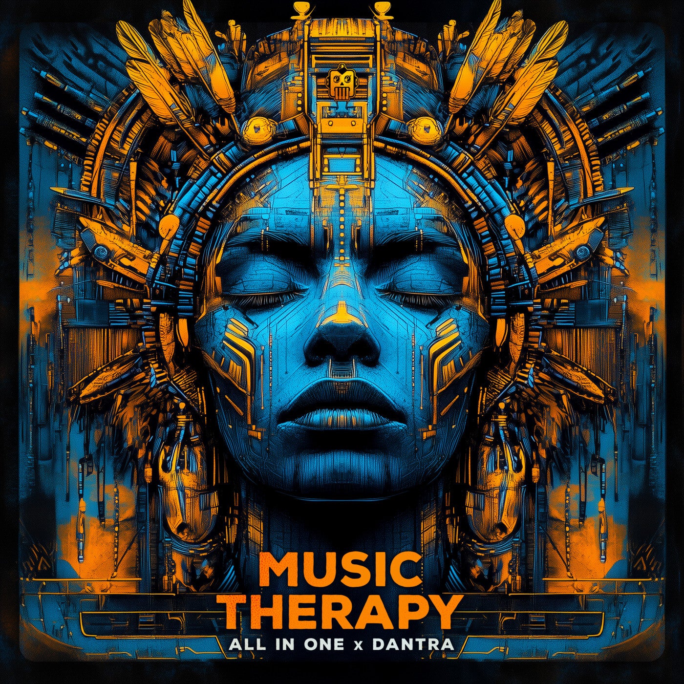 Cover - All In One, Dantra - Music Therapy (Original Mix)