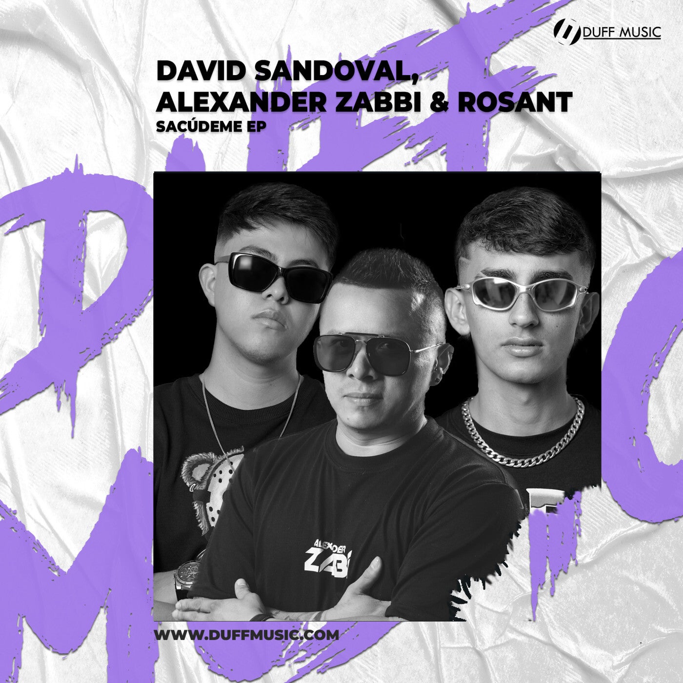 Cover - Alexander Zabbi, David Sandoval, Rosant - Sacúdeme (Original Mix)