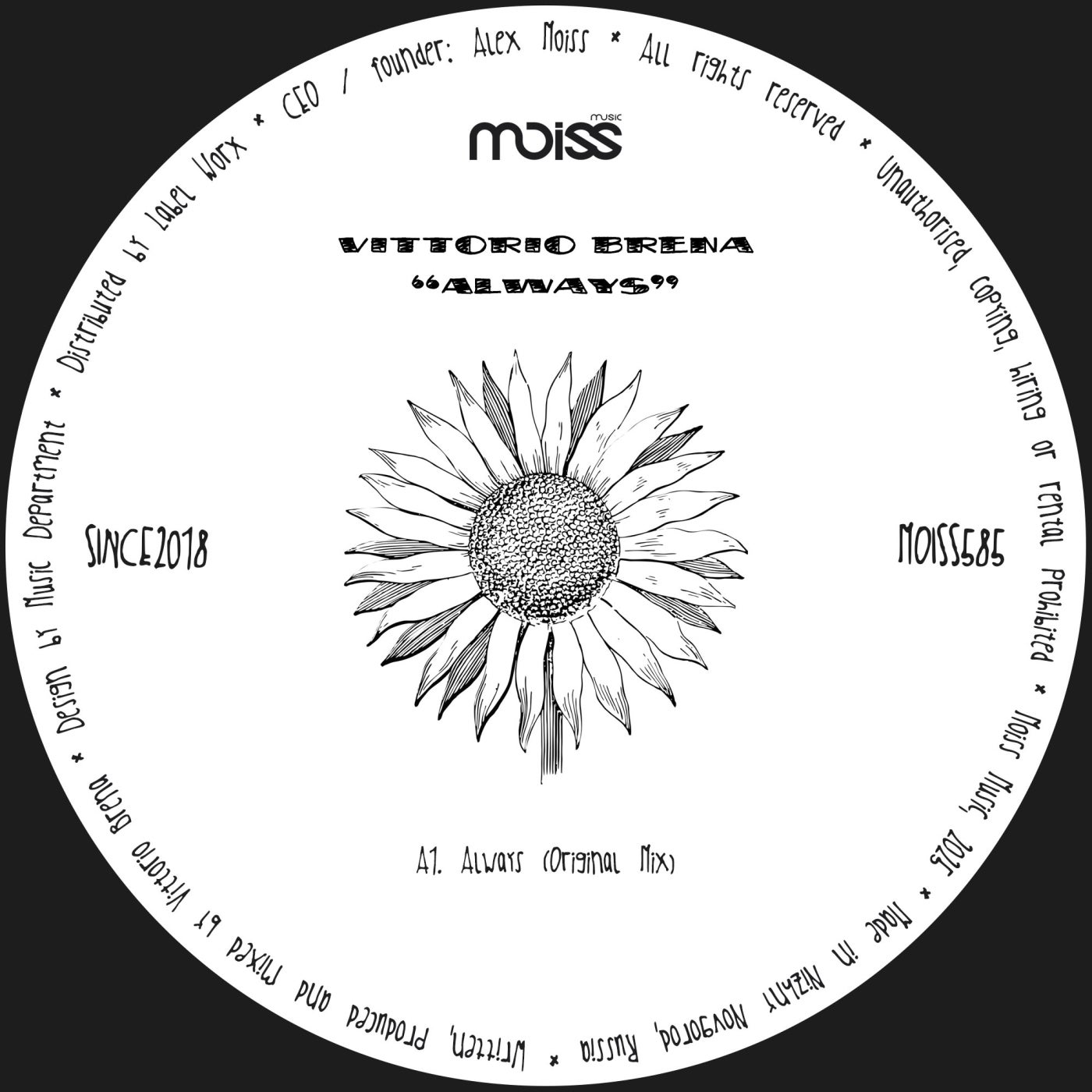 Cover - Vittorio Brena - Always (Original Mix)