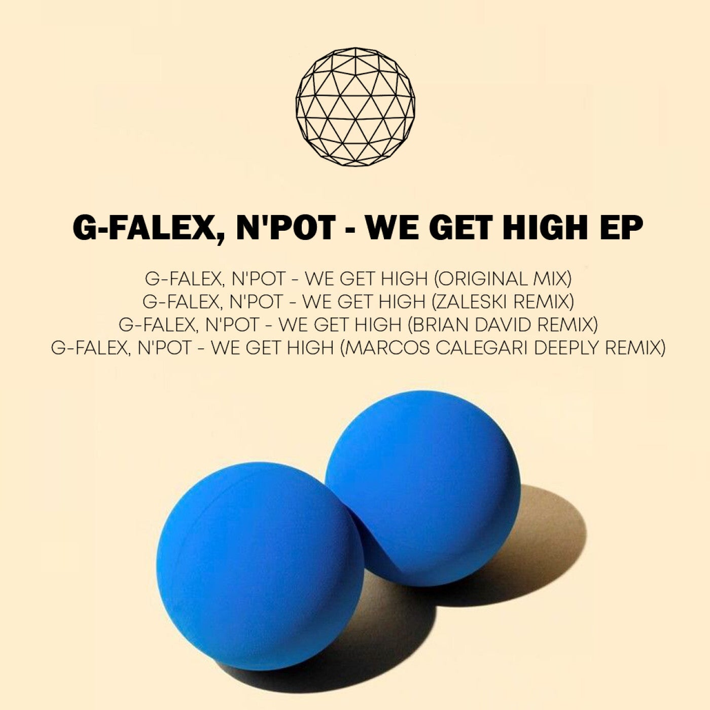 Cover - N'Pot, G-Falex - We get High (Brian David Remix)