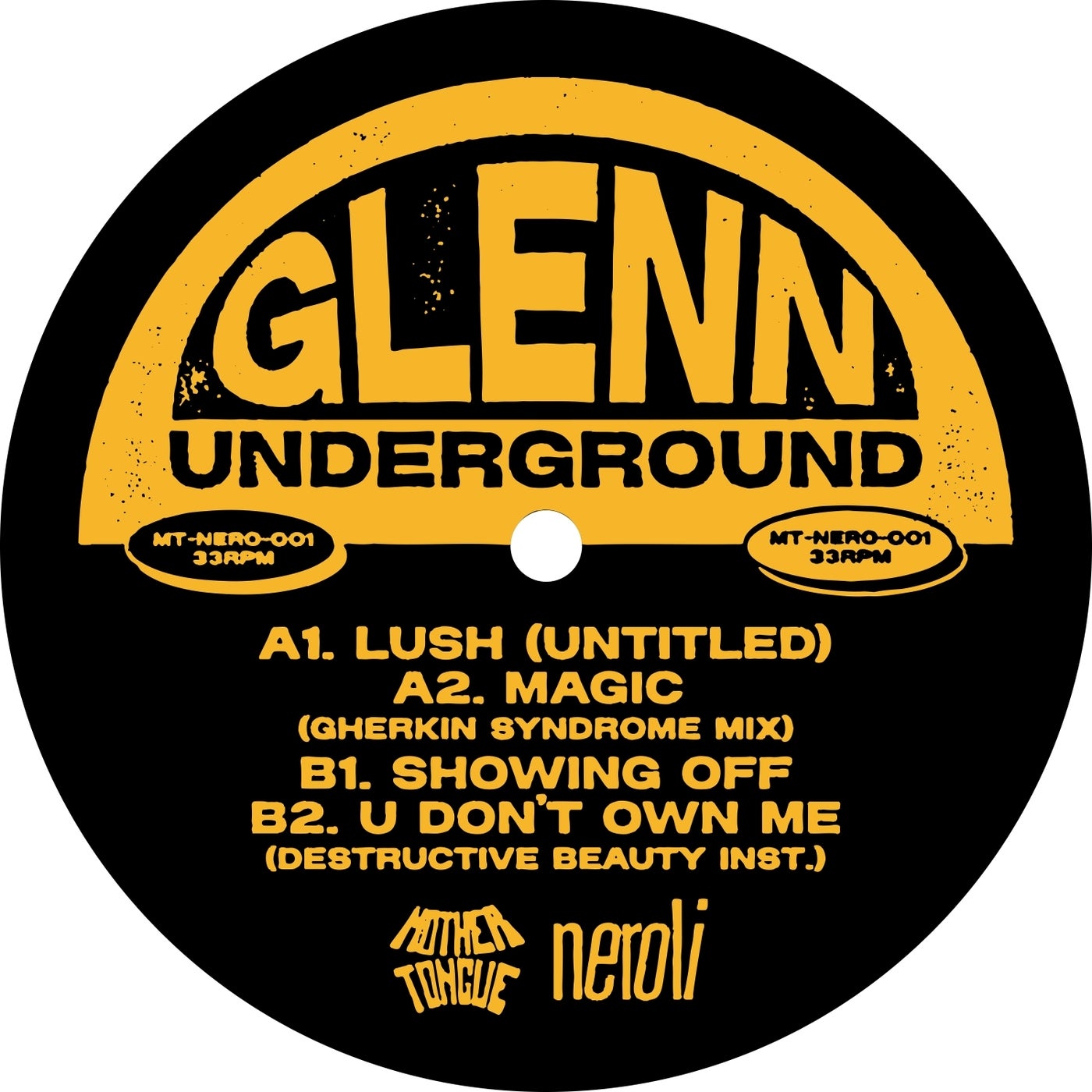 Cover - Glenn Underground - Lush (Untitled)