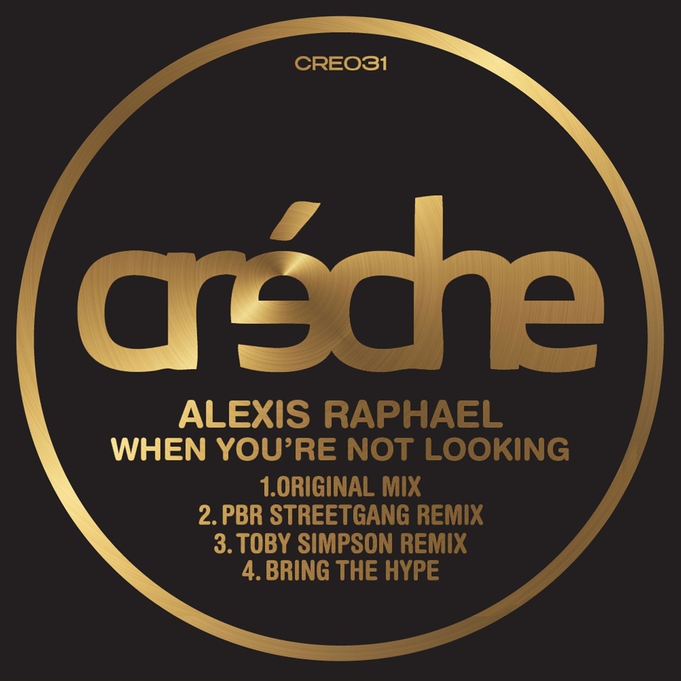 Cover - Alexis Raphael - When You're Not Looking (Toby Simpson Remix)