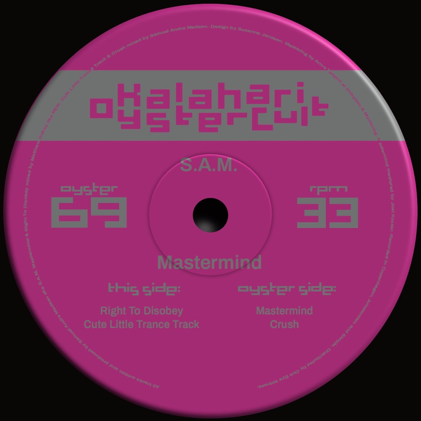 Cover - S.A.M. - Mastermind (Original Mix)