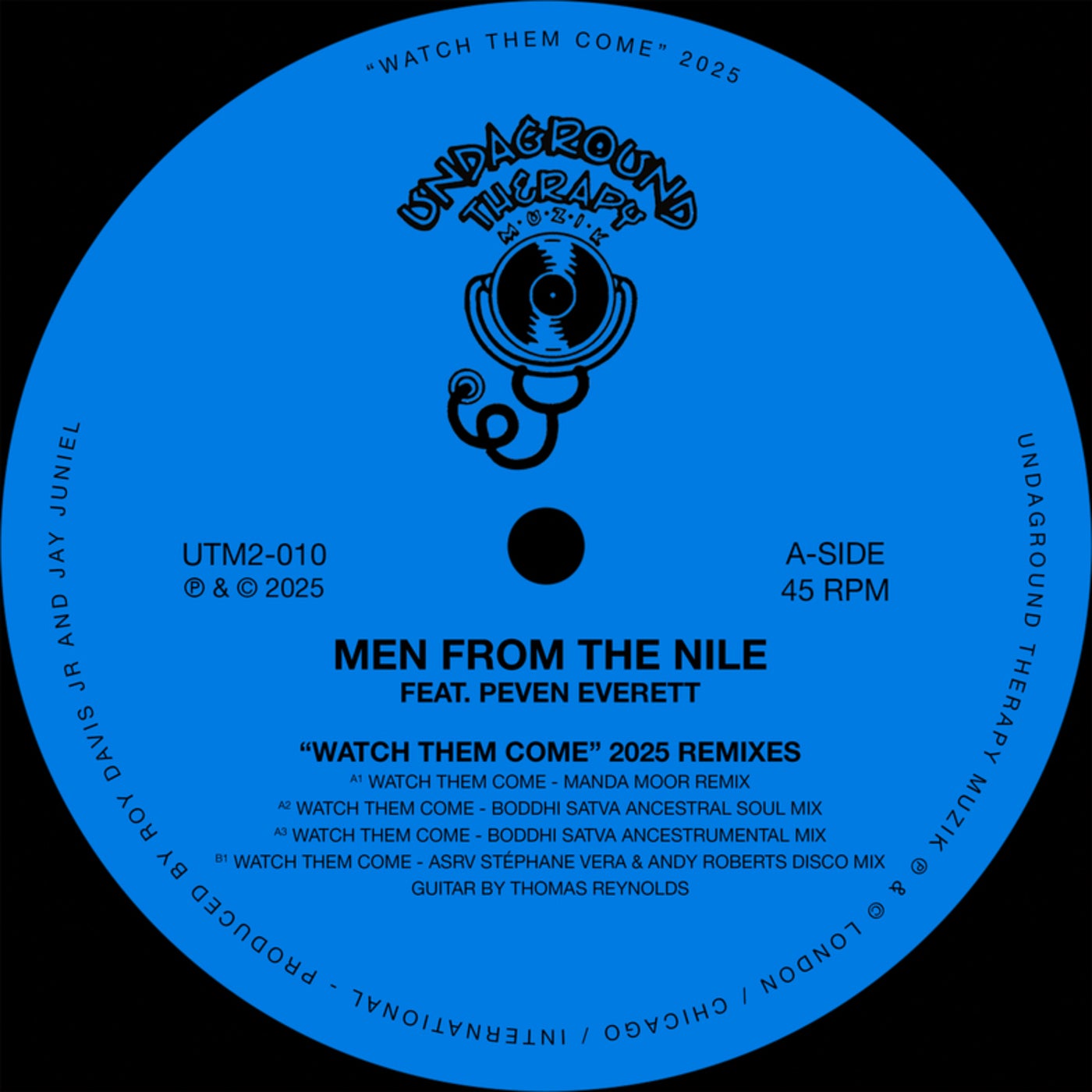 Cover - Roy Davis Jr., Jay Juniel, Men From The Nile - Watch Them Come (ASRV Stéphane Vera & Andy Roberts Disco Mix)
