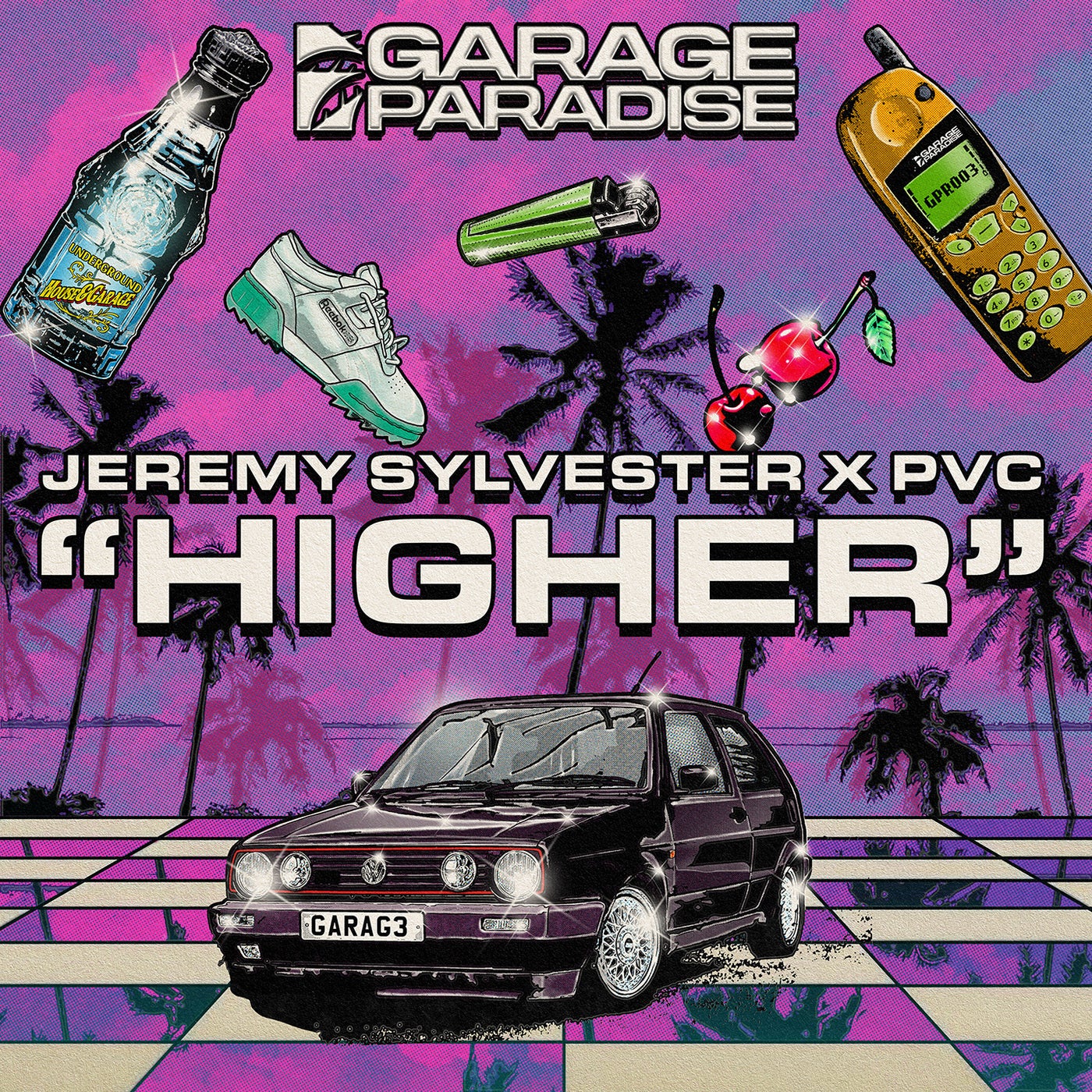 Cover - Jeremy Sylvester, Purple Velvet Curtains - Higher (Dub Mix)