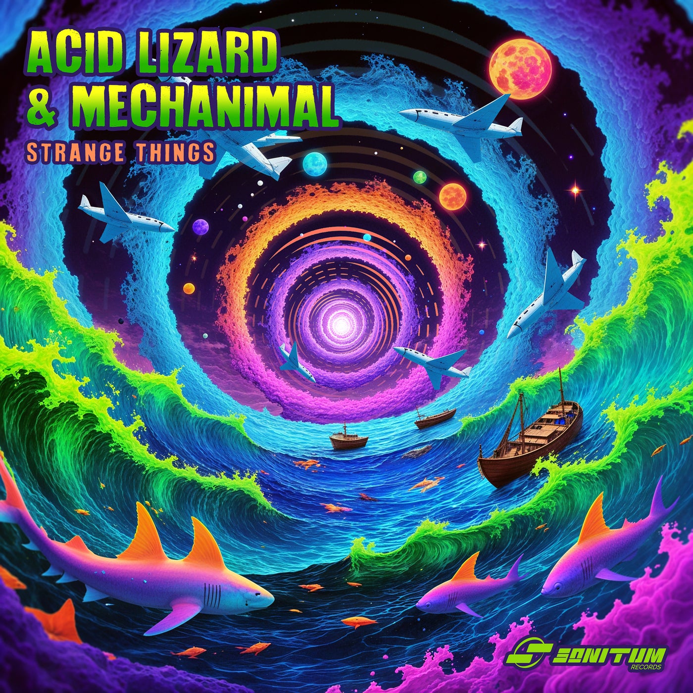Cover - Mechanimal, Acid Lizard - Strange Things (2025 Remaster)