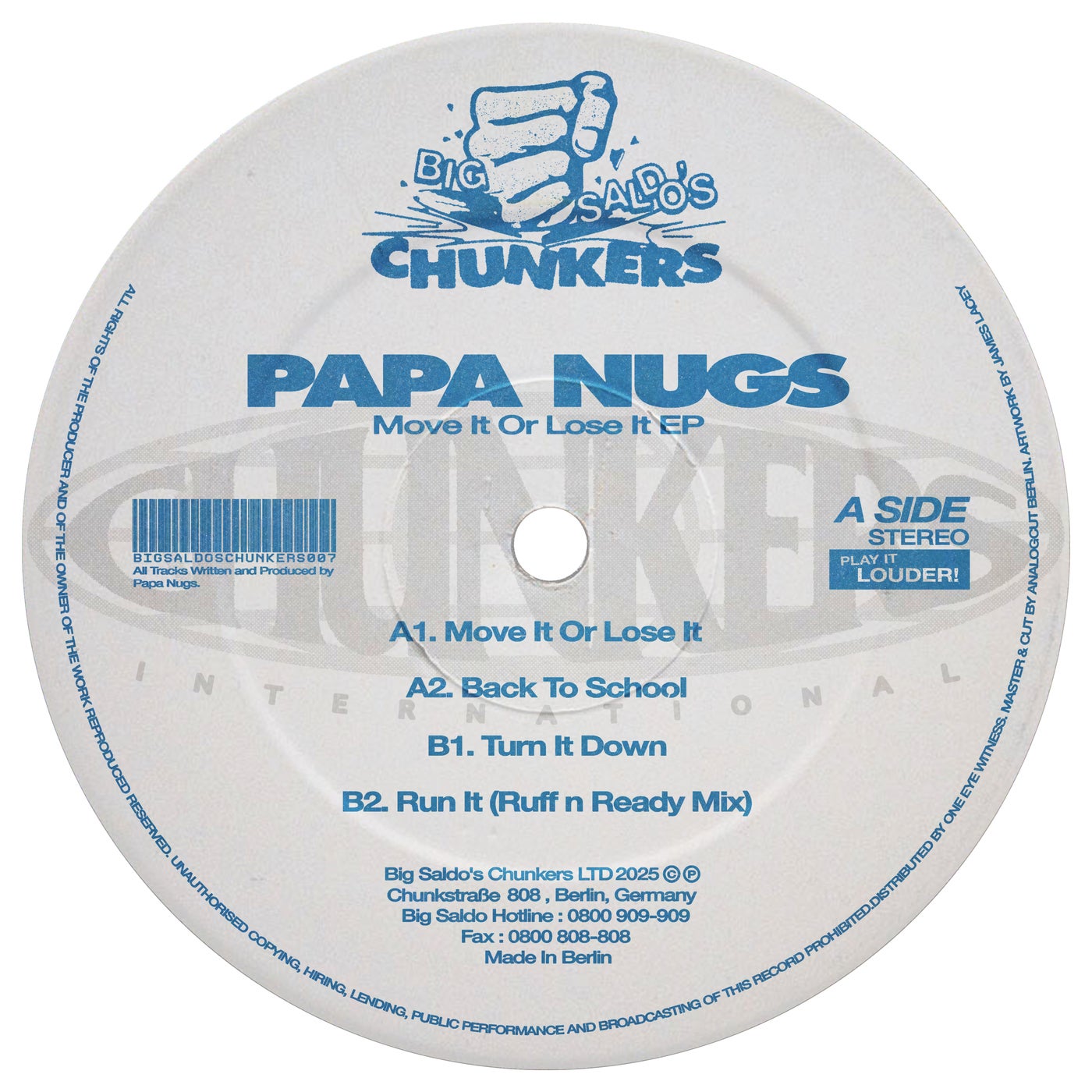 Cover - Papa Nugs - Move It Or Lose It (Original Mix)
