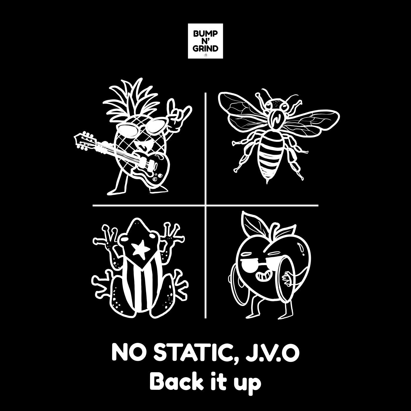 Cover - J.V.O, NO STATIC - Back it Up (Original Mix)