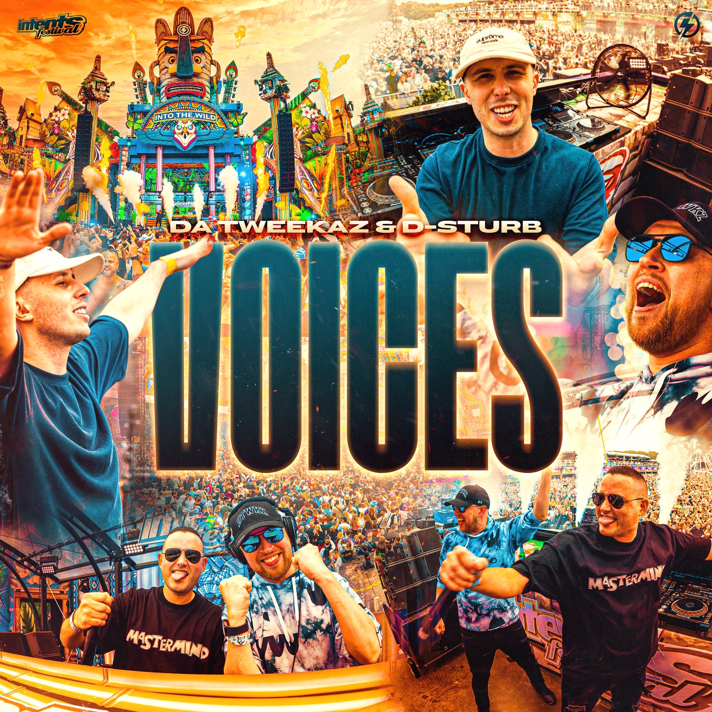 Cover - Da Tweekaz, D-Sturb - Voices (Extended Mix)