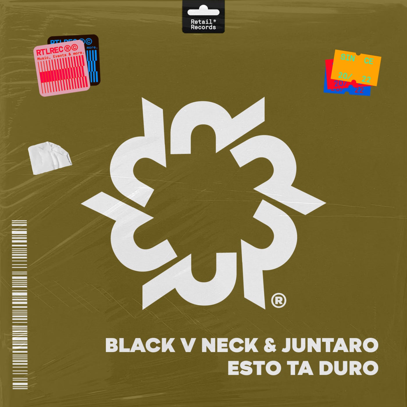 Cover - Juntaro, Black V Neck - Esto Ta Duro (Original Mix)
